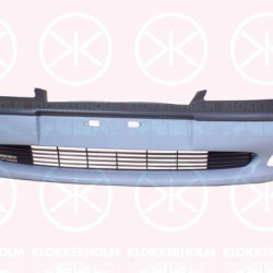 Bumper, w/primer, Front, with hole(s) for fog lights, 14 00 165 (OPEL), 90512523 (OPEL)