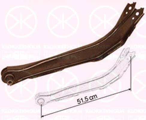 Control/Trailing Arm, wheel suspension, Rear Axle, Upper section, Trailing Arm, 423026 (OPEL), 90498651 (SAAB), 90498651 (OPEL), 90538916 (SAAB), 90538916 (OPEL)