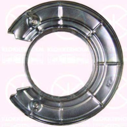 Splash Guard, brake disc, Rear Axle, Diameter 1/Diameter 2 [mm]: 308/158, Zinc-coated, 90495086 (OPEL), 90495087 (OPEL), 05 46 021 (OPEL), 05 46 022 (OPEL), 32019425 (SAAB)