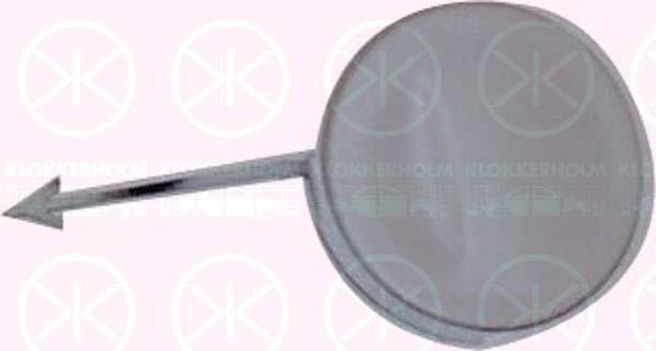 Flap, tow hook, w/primer, Front, 09229625 (OPEL), 14 05 401 (OPEL), 1405481 (OPEL), 90586609 (OPEL)