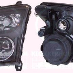 Headlight, H7/H7, for vehicles with headlight levelling, Depo, Right, Illuminance [lx]: 20, Housing Colour: black, 12 16 130 (OPEL), 93172954 (OPEL)