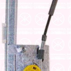 Window Regulator, without electric motor, Electric, Left Rear, 24451521 (OPEL), 51 40 065 (OPEL)