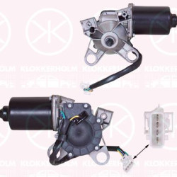 Wiper Motor, Front, for left-hand drive vehicles, Voltage [V]: 12, 1273071 (OPEL), 1273086 (OPEL), 93171543 (OPEL), 93185526 (OPEL)