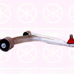 Control/Trailing Arm, wheel suspension, Front Axle Right, Aluminium, with bush, with ball joint, Control Arm, 0000051748652 (FIAT), 03 52 052 (OPEL), 12 796 014 (SAAB), 12 799 200 (SAAB), 24413016 (OPEL), 51748652 (FIAT)