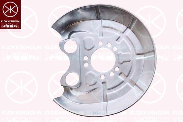 Splash Guard, brake disc, Rear Axle Left, Rear Axle Right, for brake disc diameter [mm]: 278, for vehicles without sports suspension, Diameter 1/Diameter 2 [mm]: 295/70, Zinc-coated, 0546216 (OPEL), 0546217 (OPEL), 0546219 (OPEL), 0546220 (OPEL), 09156796 (SAAB), 09156796 (OPEL), 13168748 (SAAB), 13168748 (OPEL), 13168749 (SAAB), 13168749 (OPEL), 9156796 (OPEL), 9191333 (OPEL)