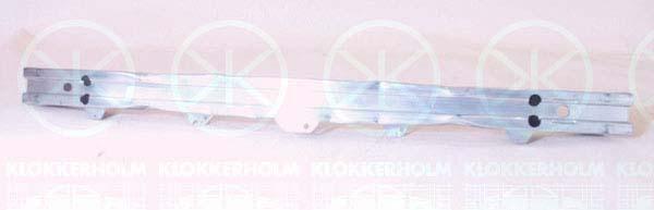 Support, bumper, Aluminium, Front, 09186119 (OPEL), 14 05 033 (OPEL)