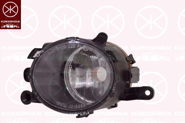 Front Fog Light, H10, without bulb holder, Left Front, 1710213 (OPEL), 22865974 (OPEL)