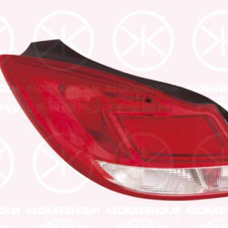 Tail Light Assembly, without bulb holder, Left, 12 22 193 (OPEL), 13279627 (OPEL)