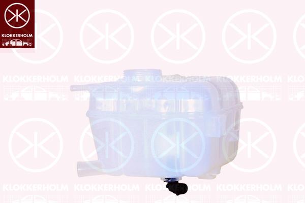 Expansion Tank, coolant, with sensor, without lid, 13220123 (OPEL), 22953219 (SAAB), 22953219 (OPEL)