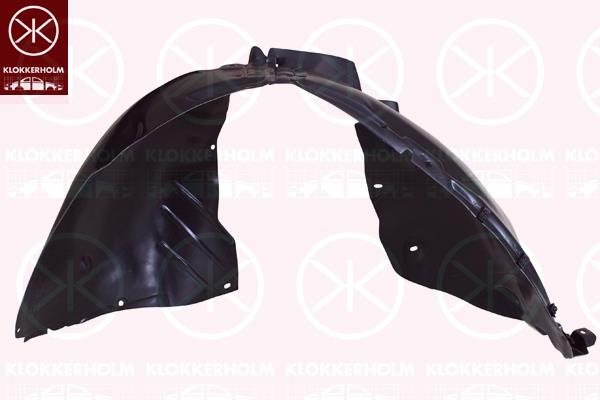 Liner, wheelhouse, Plastic, Left Front, 13241156 (OPEL), 22890915 (OPEL)