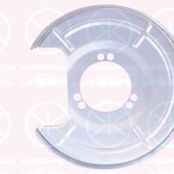 Splash Guard, brake disc, Rear Axle Left, for brake disc diameter [mm]: 292, for vehicles without sports suspension, 05 46 477 (OPEL), 13219213 (SAAB), 13219213 (OPEL)