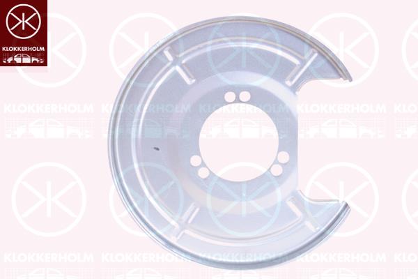 Splash Guard, brake disc, Rear Axle Right, for brake disc diameter [mm]: 292, for vehicles without sports suspension, 05 46 478 (OPEL), 13219214 (SAAB), 13219214 (OPEL)