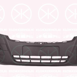 Bumper, Front, black, with hole(s) for fog lights, 44 19 247 (OPEL), 93197274 (OPEL)