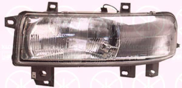 Headlight, H4, for vehicles with headlight levelling, AL, Right, Illuminance [lx]: 17.5, 09161217 (OPEL), 26000 00QAB (NISSAN), 45 00 917 (OPEL), 77 00 352 104 (RENAULT), 77 00 377 194 (RENAULT), 77 01 044 520 (RENAULT), 91 61 217 (OPEL)