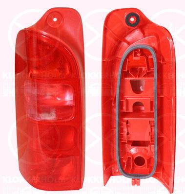 Tail Light Assembly, without bulb holder, Valeo, Left, 09160816 (OPEL), 45 00 516 (OPEL), 77 00 352 700 (RENAULT)