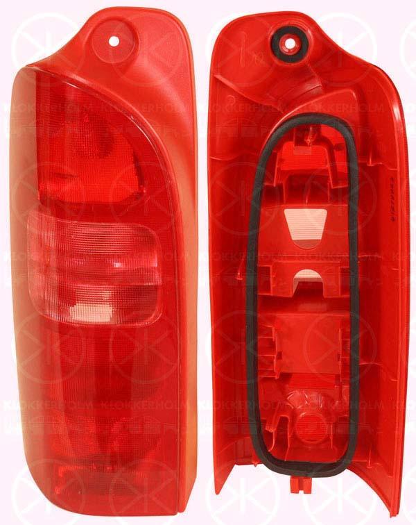 Tail Light Assembly, without bulb holder, Left, 09160816 (OPEL), 45 00 516 (OPEL), 77 00 352 700 (RENAULT)