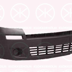 Bumper, Front, black, 09121287 (OPEL), 44 05 454 (OPEL), 44 16 820 (OPEL), 93189296 (OPEL)