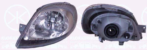 Headlight, H4, for vehicles with headlight levelling, T.Y.C, Left, Illuminance [lx]: 17.5, 44 14 032 (OPEL), 91165719 (OPEL)