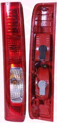 Tail Light Assembly, with bulb holder, white/red, Right, Valeo, 26520-00Q0A (NISSAN), 4416772 (OPEL), 82 00 415 251 (RENAULT), 93854432 (OPEL)