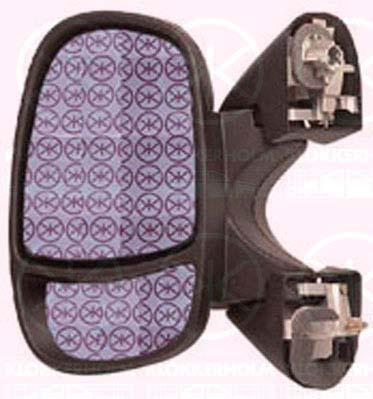 Exterior Mirror, for electric mirror adjustment, Convex, Heatable, Left, 44 08 529 (OPEL), 77 01 473 245 (RENAULT), 91160049 (OPEL), 96302 00QAP (NISSAN)