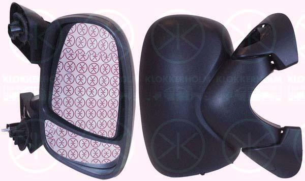 Exterior Mirror, with thermo sensor, for electric mirror adjustment, Convex, Heatable, Right, 77 01 473 247 (RENAULT), 77 00 773 858 (RENAULT), 77 01 052 624 (RENAULT)