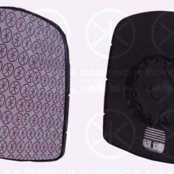 Mirror Glass, exterior mirror, Convex, Heatable, Left, 44 08 323 (OPEL), 77 01 050 267 (RENAULT), 91159939 (OPEL)