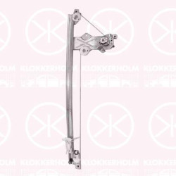 Window Regulator, Manual, Right Front, 44 08 553 (OPEL), 77 00 311 819 (RENAULT), 91165696 (OPEL)