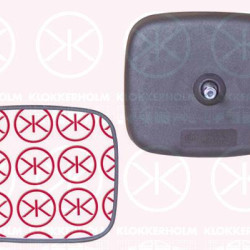 Housing, exterior mirror, Convex, both sides, 14 27 554 (OPEL), 90546866 (OPEL)