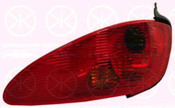 Tail Light Assembly, with bulb holder, Right, 6351 S1 (OPEL)