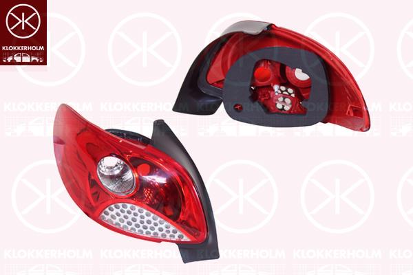 Tail Light Assembly, without bulb holder, Right, 6351 GV (PEUGEOT)