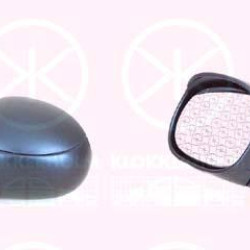 Exterior Mirror, Control: cable pull, Aspherical, Heatable, Left, 8149 KE (PEUGEOT), 8153KK (PEUGEOT), 8154JA (PEUGEOT)