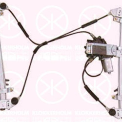 Window Regulator, 2-dr, with electric motor, Electric, Left, 9221 E5 (PEUGEOT), 9221 E4 (PEUGEOT), 9221 E6 (PEUGEOT), 9221 F9 (PEUGEOT)