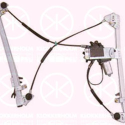 Window Regulator, 4-dr, with electric motor, Electric, Left Front, 9221 E7 (PEUGEOT), 9221 E9 (PEUGEOT), 9221 G0 (PEUGEOT)