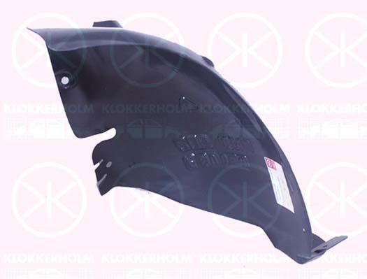 Liner, wheelhouse, Plastic, Right Front, Rear Section, Trim Level: XS, S16, GT, GTI, 7136 J4 (PEUGEOT)