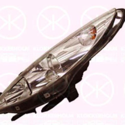 Priekinis žibintas, H7/H1, with motor for headlamp levelling, Valeo, Left, Illuminance [lx]: 20, 6208 95 (PEUGEOT)