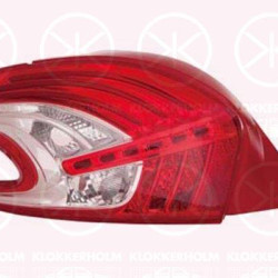 Tail Light Assembly, Right, LED, PY21W, P21W, without bulb holder, 9672628380 (PEUGEOT)