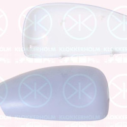 Housing, exterior mirror, w/primer, Left, 815212 (PEUGEOT)