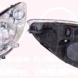 Headlight, H7/H1, with motor for headlamp levelling, Right, Illuminance [lx]: 17.5, 1627682080 (PEUGEOT), 6206 F5 (PEUGEOT)