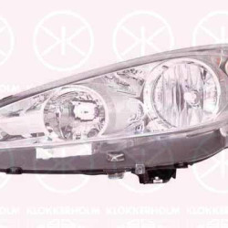 Headlight, H7/H1, with motor for headlamp levelling, Left, Illuminance [lx]: 17.5, 1627682280 (PEUGEOT), 1627682680 (PEUGEOT), 6208 X6 (PEUGEOT)