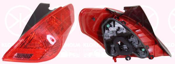 Tail Light Assembly, with bulb holder, Right, 6351 CV (PEUGEOT)