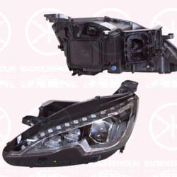 Priekinis žibintas, Left, LED, without LED control unit for low beam/high beam, without LED control unit for daytime running-/position ligh, AL, 1618000380 (PEUGEOT), 9677832480 (PEUGEOT)