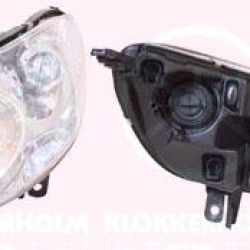 Headlight, H7/H1, with motor for headlamp levelling, Left, Illuminance [lx]: 12.5, 6208 32 (PEUGEOT), 6208 90 (PEUGEOT)