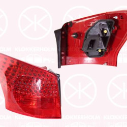 Tail Light Assembly, with bulb holder, AL, Left, 6350 FR (PEUGEOT)