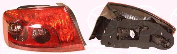 Tail Light Assembly, with bulb holder, Left, Valeo, 6350 GC (PEUGEOT), 6350 S8 (PEUGEOT), 6350 V9 (PEUGEOT), 6350S8 (PEUGEOT)