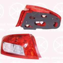 Tail Light Assembly, with bulb holder, Right, Valeo, 6351 FQ (PEUGEOT), 6351 HP (PEUGEOT), 6351FQ (PEUGEOT)