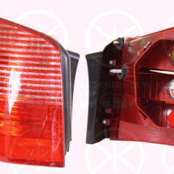 Tail Light Assembly, with bulb holder, Left, AL, 6350 T3 (PEUGEOT)