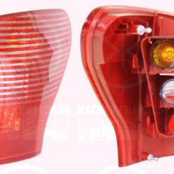 Tail Light Assembly, with bulb holder, Right, AL, 6351 T3 (PEUGEOT)