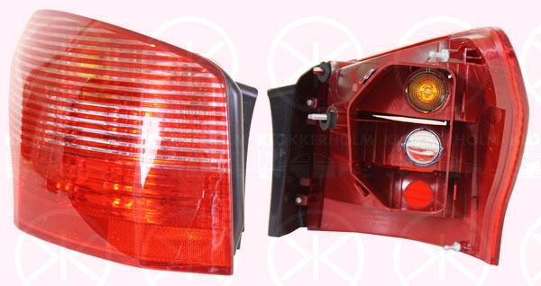 Tail Light Assembly, without bulb holder, Left, 6350 T3 (PEUGEOT)