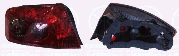 Tail Light Assembly, without bulb holder, Left, 6350 GC (PEUGEOT), 6350 S8 (PEUGEOT), 6350S8 (PEUGEOT)