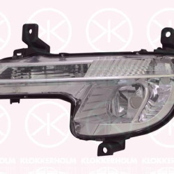 Front Fog Light, Right, with cornering light, with daytime running light, without bulb holder, H8, PY21W, P13W, 6206 W2 (PEUGEOT)